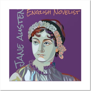 Jane Austen English novelist Posters and Art